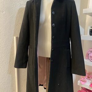 Chic Black Overcoat